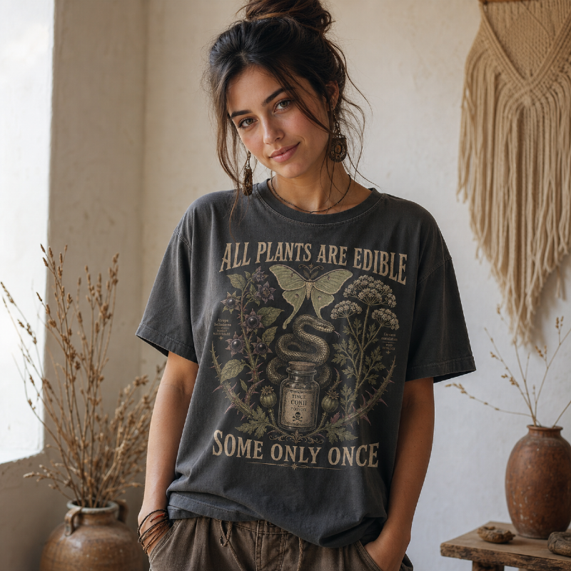 All Plants Are Edible Women T-Shirt